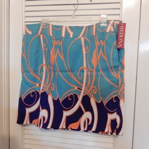 LADIES MERONA COLLECTION SKIRTS SIZE 12 NWT, TURQU